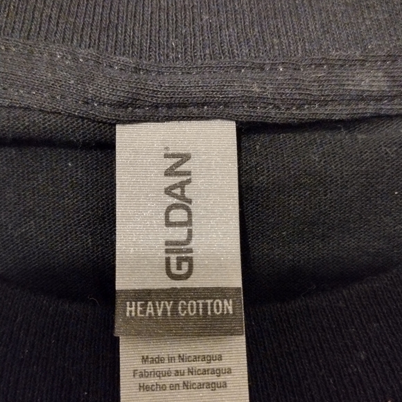 Gildan Black Graphic Band Tee - Picture 4 of 6